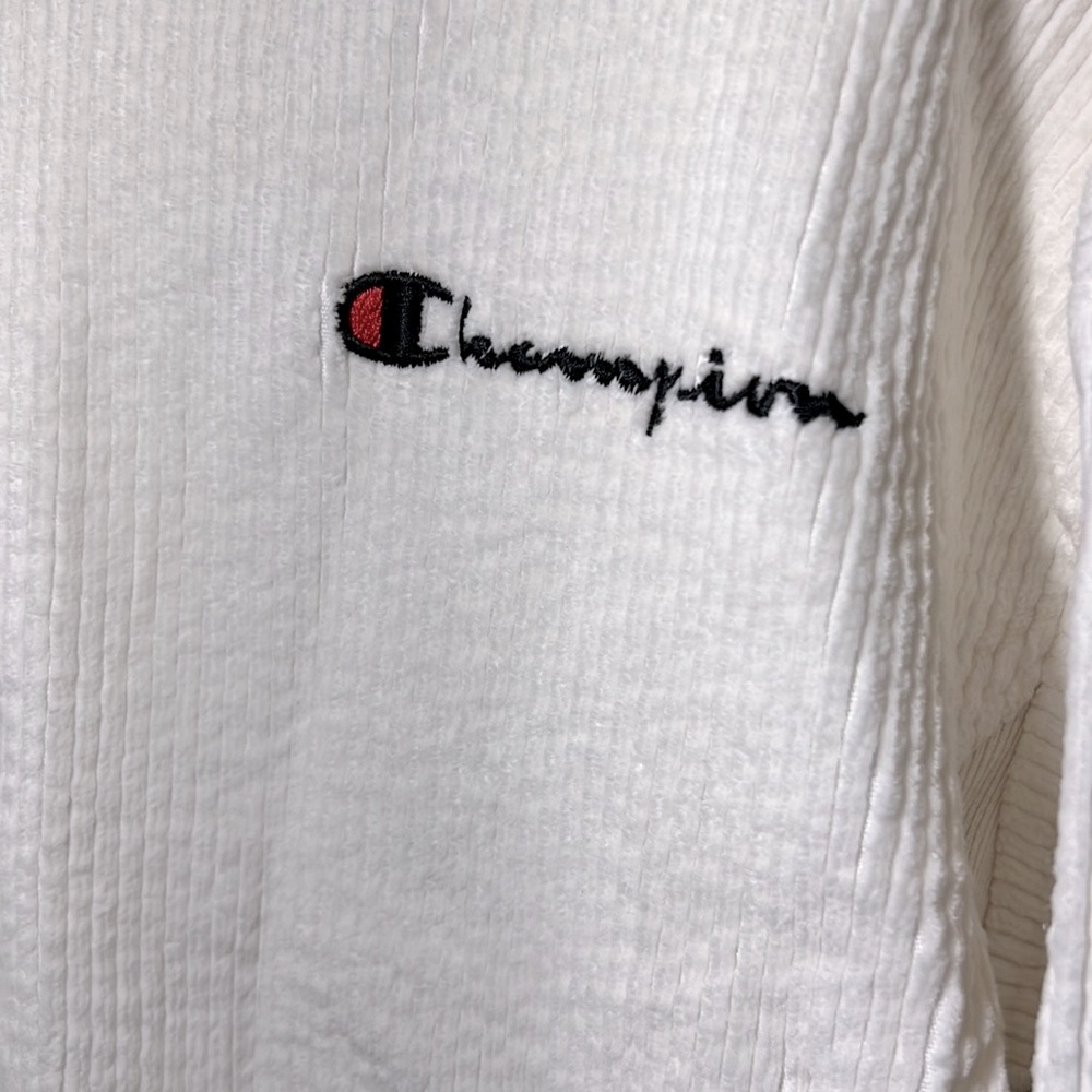 Corduroy Champion cropped crew neck